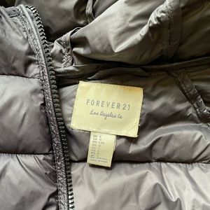 Forever 21 black puffer jacket